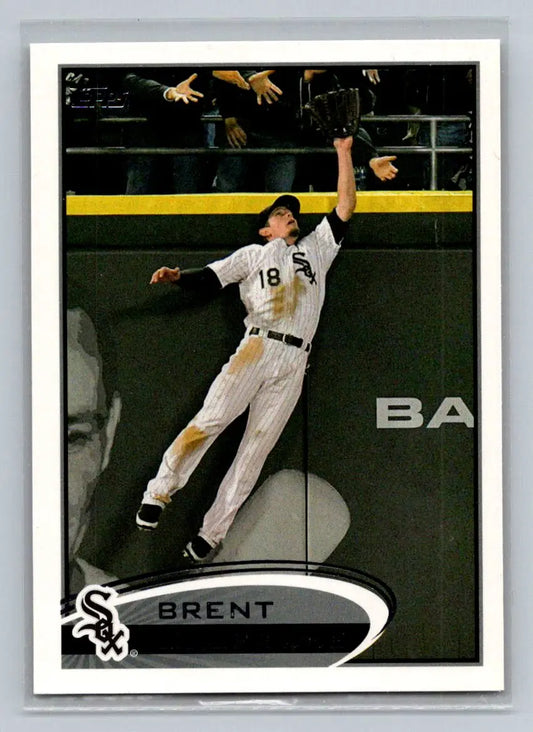 Baseball card of 228b Brent Lillibridge from Chicago White Sox 2012 Topps set