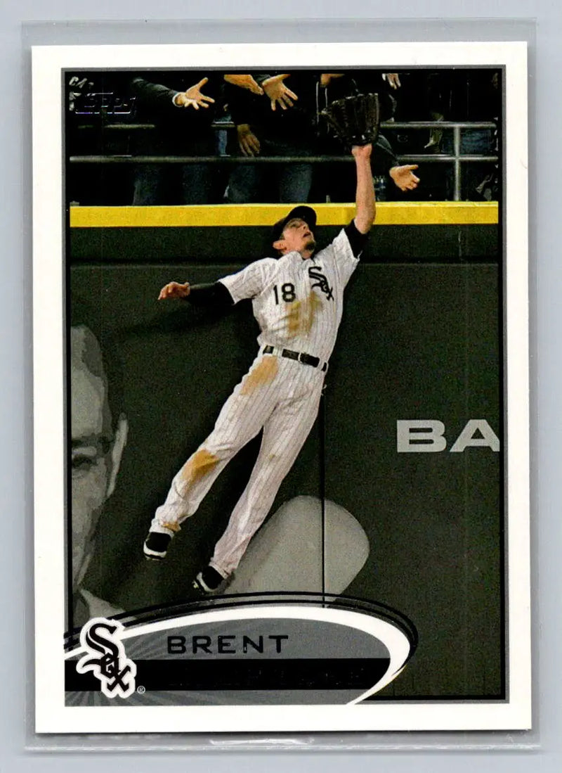 Baseball card of 228b Brent Lillibridge from Chicago White Sox 2012 Topps set