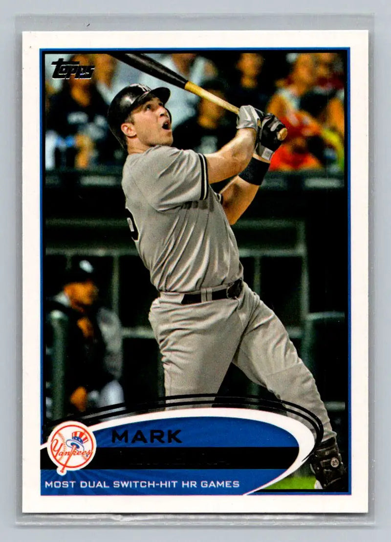 Baseball card of Mark Teixeira from 2012 Topps #234 featuring New York Yankees