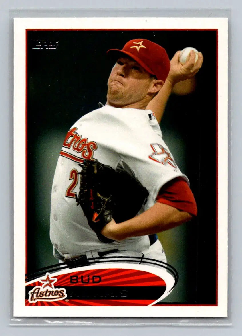 Baseball card of pitcher Bud Norris Houston Astros 2012 Topps #246a Bud Norris
