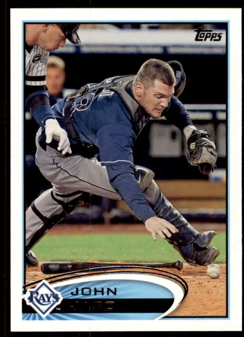 2012 Topps #271 John Jaso NM-MT Rays ID:72212 - Baseball Card Single