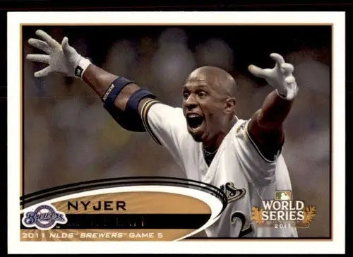 2012 Topps #272 Nyjer Morgan NM-MT Brewers HL PS ID:72481 - Baseball Card Single