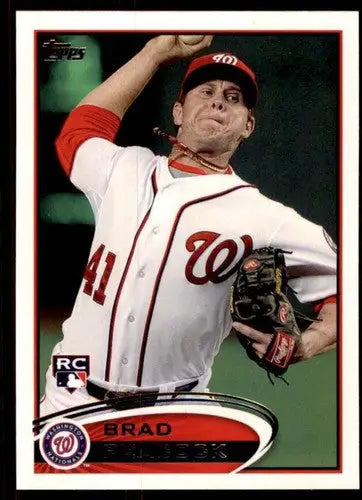 2012 Topps #275 Brad Peacock NM-MT RC Rookie Nationals ID:72791 - Baseball Card Single