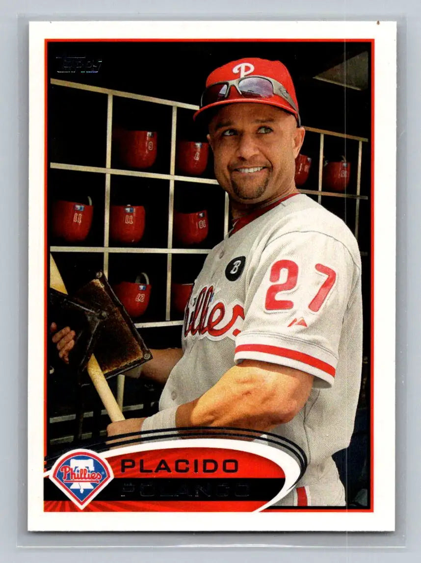 Baseball card of 2012 Topps #28b Placido Polanco from the Philadelphia Phillies