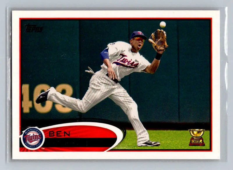 2012 Topps baseball card featuring Ben Revere Minnesota Twins 292a Ben Revere nickname