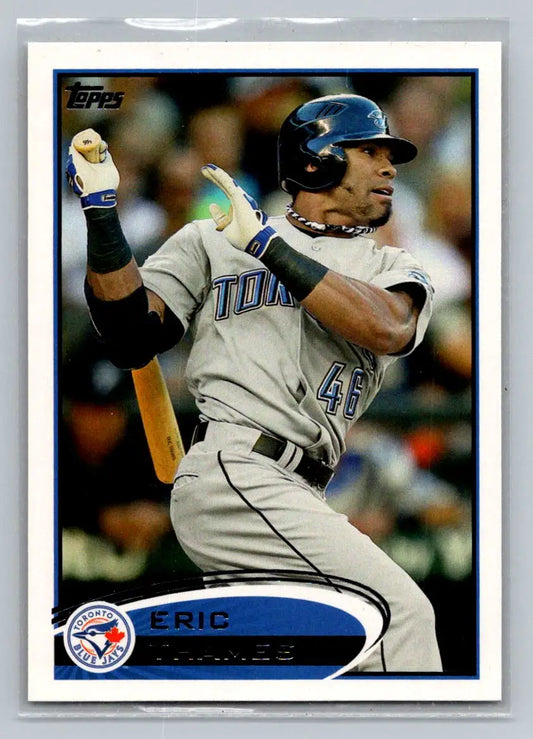 Baseball trading card of eric thames from 2012 Topps #293b Toronto Blue Jays