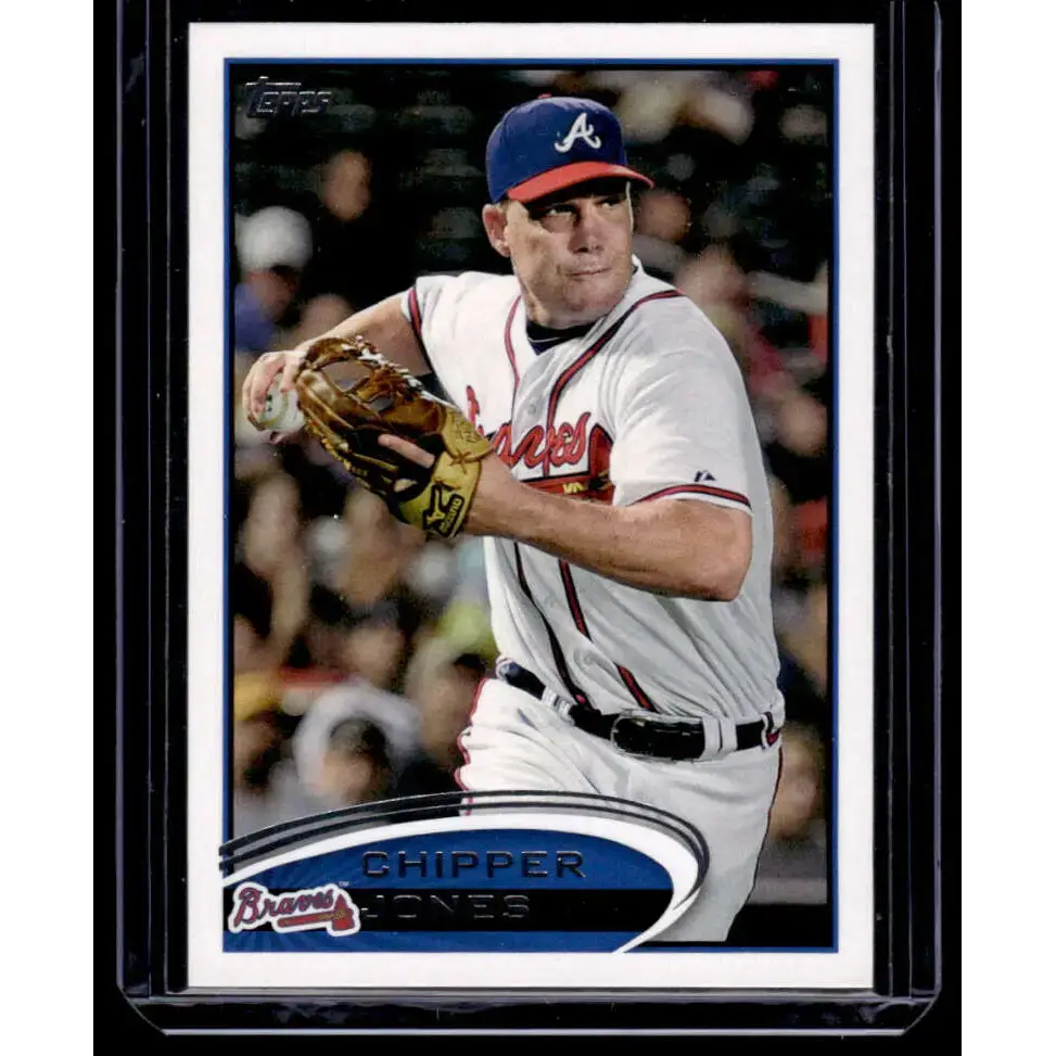2012 Topps #305 Chipper Jones Atlanta Braves NM-MT Baseball Card - Baseball Card Single