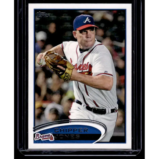 2012 Topps #305 Chipper Jones Atlanta Braves NM-MT Baseball Card - Baseball Card Single