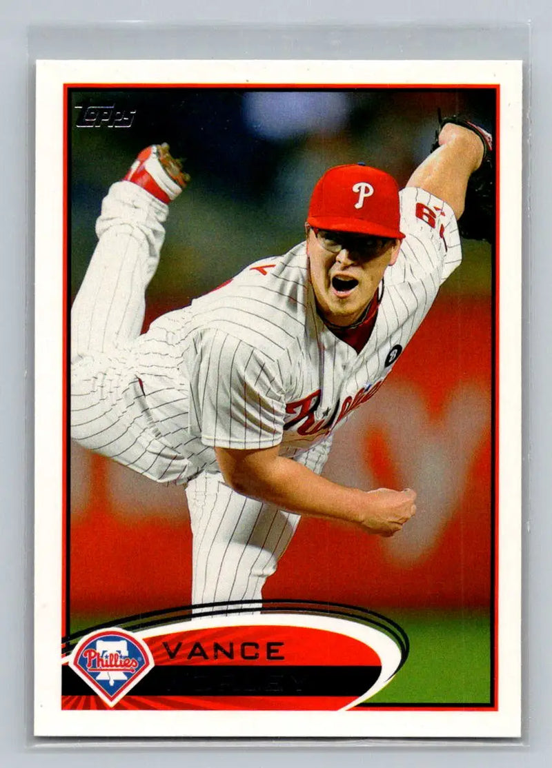 Baseball card of Vance Worley from 2012 Topps #307a Vance Worley Philadelphia Phillies