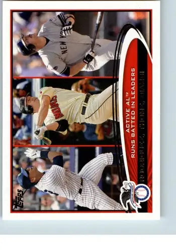 2012 Topps #324 Alex Rodriguez/Jim Thome/Jason Giambi NM-MT - Baseball Card Single