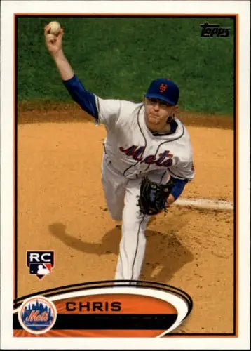 Baseball card of Chris Schwinden from 2012 Topps #325 NM-MT Rookie Mets
