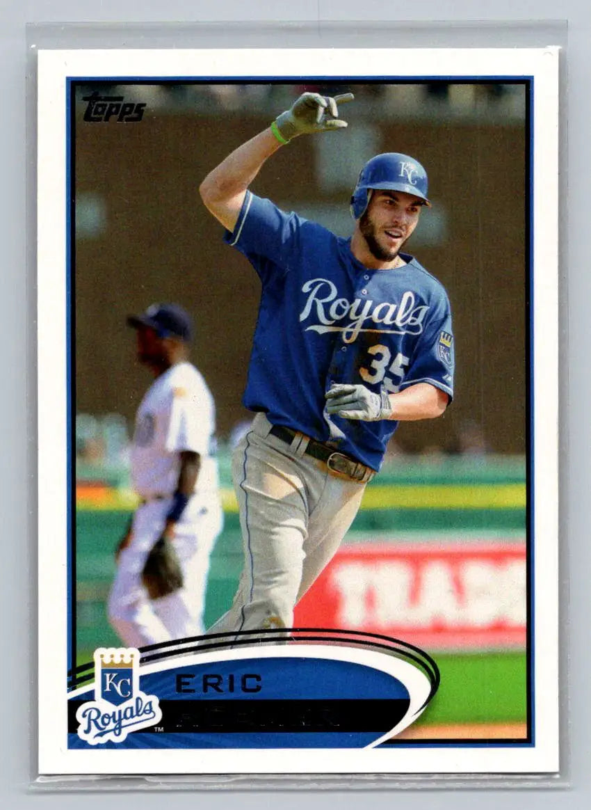 2012 Topps #35b Eric Hosmer Kansas City Royals baseball card collectible display