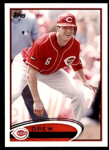 Original gloss Drew Stubbs baseball card 2012 Topps NM-MT Reds ID 72956
