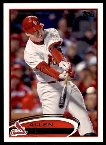 Baseball card featuring Allen Craig NM-MT from 2012 Topps #402 with original gloss