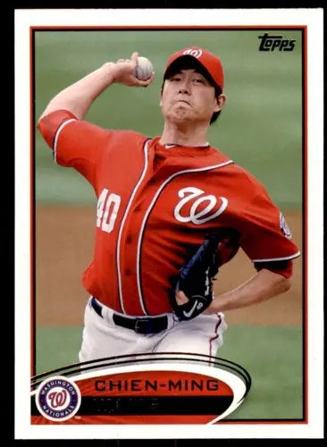 2012 Topps #440 Chien-Ming Wang NM-MT Nationals ID:73326 - Baseball Card Single