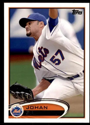 2012 Topps #479 Johan Santana NM-MT Mets ID:73089 - Baseball Card Single