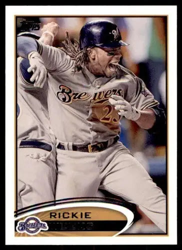 2012 Topps #492 Rickie Weeks NM-MT Brewers ID:73319 - Baseball Card Single