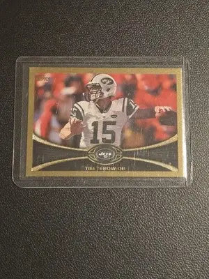 2012 Topps #50 Tim Tebow Gold #1366/2012 - Football Card Single