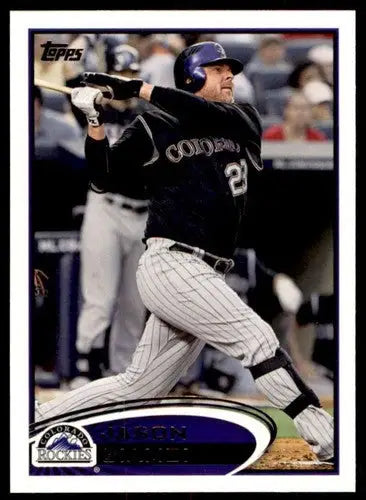 Original gloss baseball card of Jason Giambi NM-MT from 2012 Topps #547