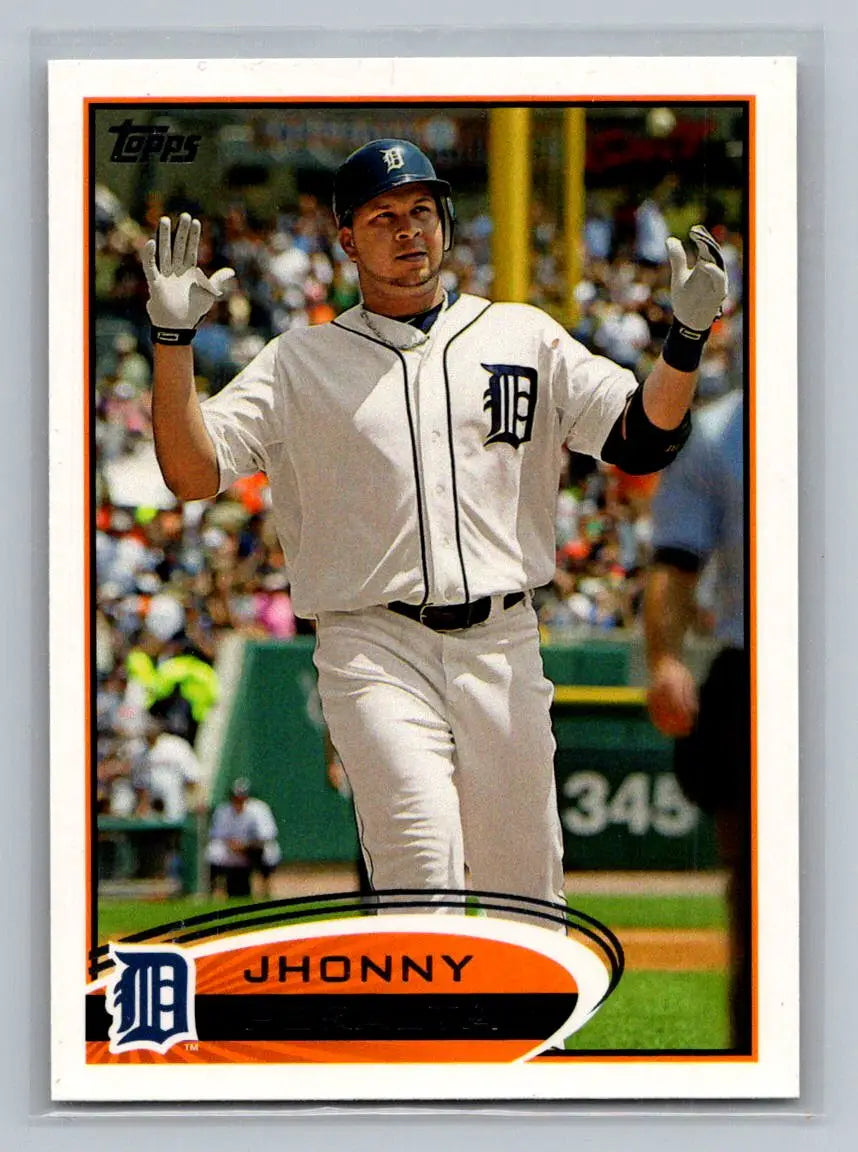 2012 Topps #54b Jhonny Peralta Detroit Tigers baseball card for collectors and fans