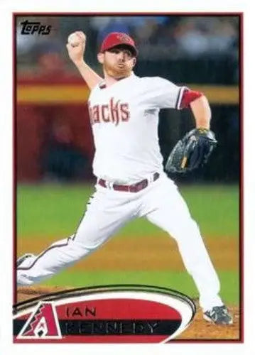 Baseball card of Ian Kennedy 76a Ian Kennedy NM-MT from 2012 Topps series