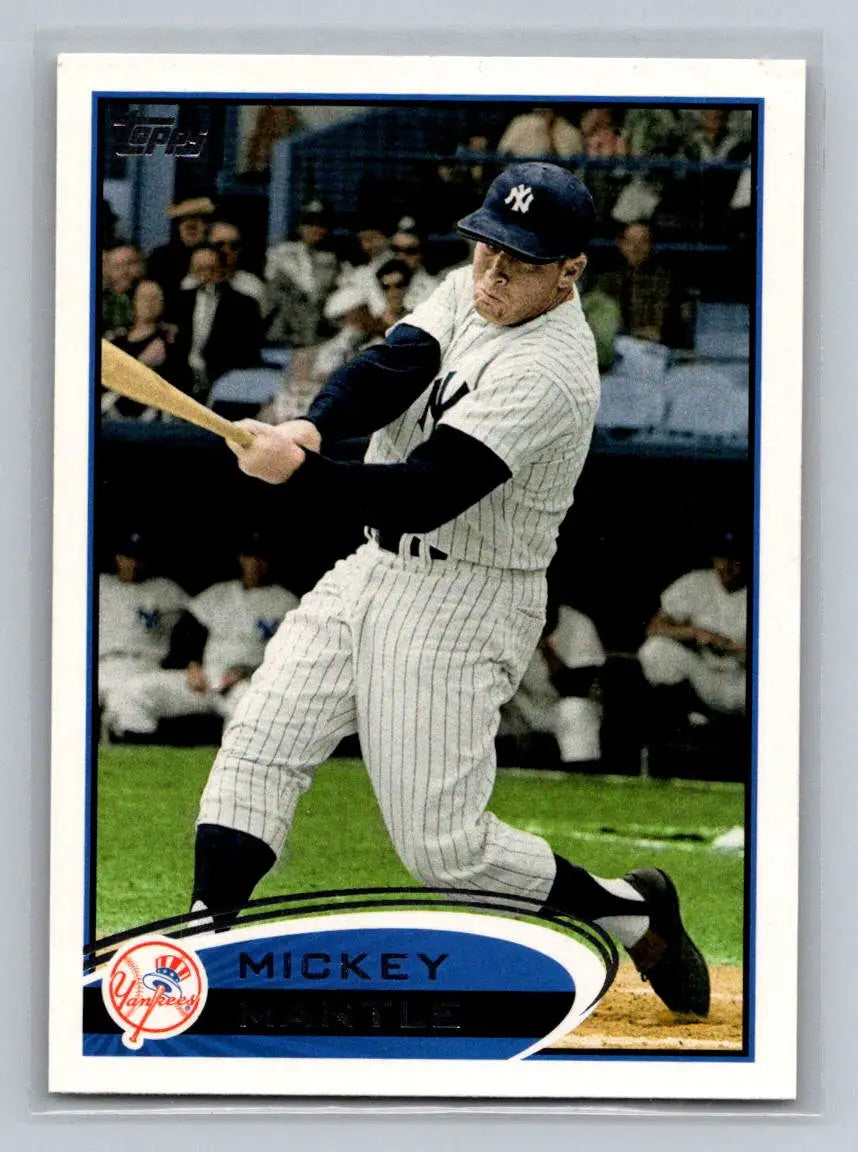 2012 Topps #7a Mickey Mantle New York Yankees - Baseball Card Single