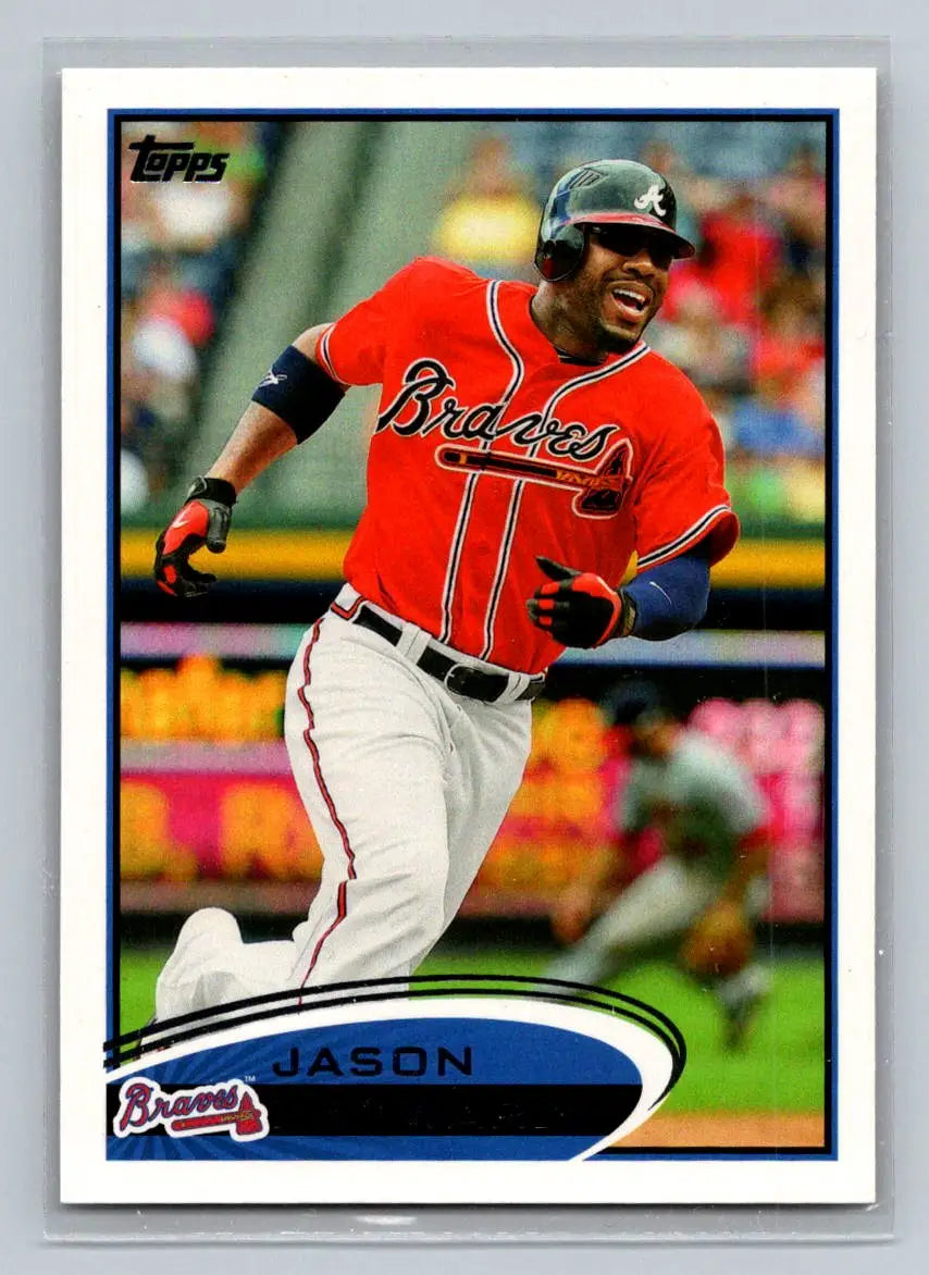 2012 Topps #85b Jason Heyward Atlanta Braves baseball card collectible item