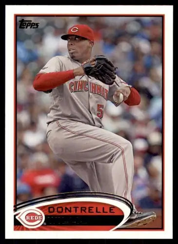 2012 Topps Dontrelle Willis baseball card with original gloss, featuring Simply Sandoval ID 73294