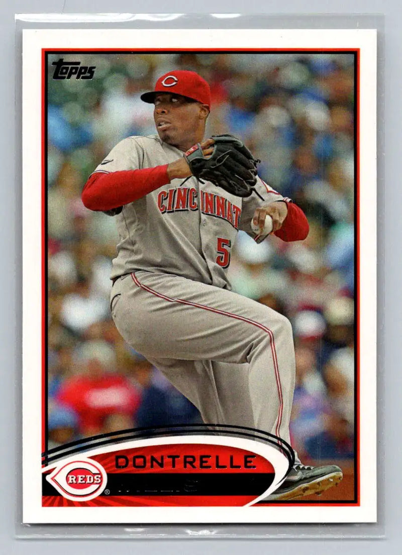 2012 Topps #89a Dontrelle Willis Cincinnati Reds baseball card for collectors