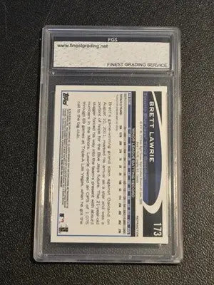2012 Topps Chrome #173 Brett Lawrie Refractors FGS 10 - Baseball Card Single