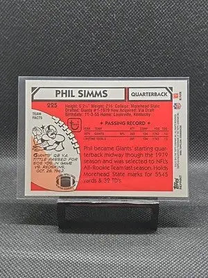 2012 Topps Chrome - Quarterback Rookie Reprint Phil Simms #225 - Football Card Single