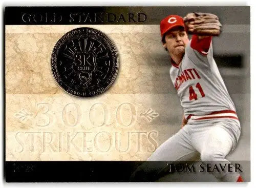 Original gloss Tom Seaver baseball card from 2012 Topps Gold Standard series