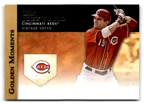Original gloss of Joey Votto baseball card from 2012 Topps Golden Moments series