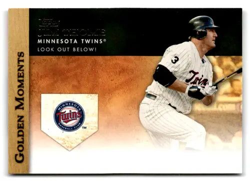 2012 Topps Golden Moments Jim Thome Twins baseball card, collectible sports memorabilia
