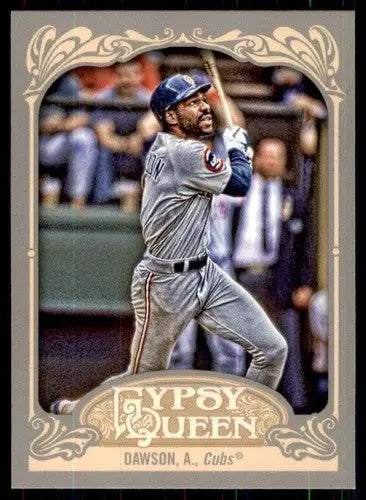 Original gloss Gypsy Queen Andre Dawson baseball card from 2012 Topps product
