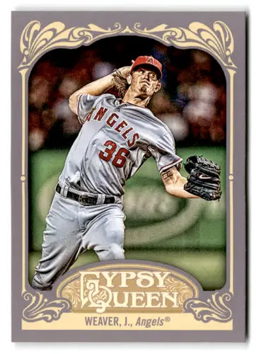 2012 Topps Gypsy Queen #271 Jered Weaver NM-MT Angels ID:73322 - Baseball Card Single