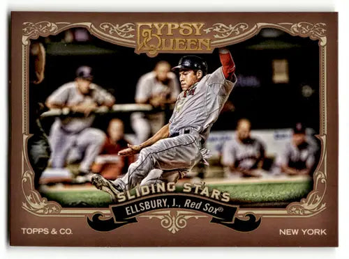 2012 Topps Gypsy Queen Sliding Stars #JE Jacoby Ellsbury NM-MT Red Sox ID:54400 - Baseball Card Single
