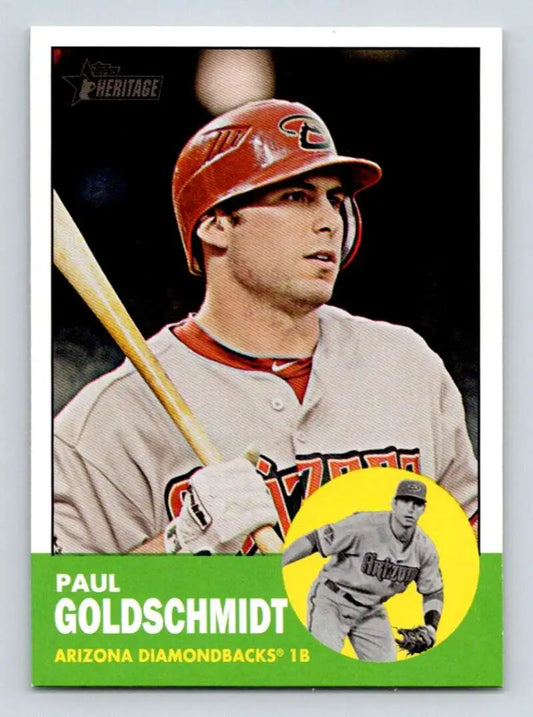 2012 Topps Heritage #441 Paul Goldschmidt NM-MT SP Diamondbacks ID:72052 - Baseball Card Single