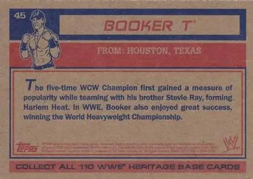 2012 Topps Heritage #45 Booker T NM-MT ID:6192 - Other
