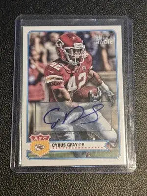 2012 Topps Magic #57 Cyrus Gray Autographs - Football Card Single