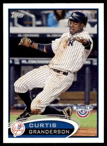 2012 Topps Opening Day #105 Curtis Granderson NM-MT Yankees ID:71922 - Baseball Card Single