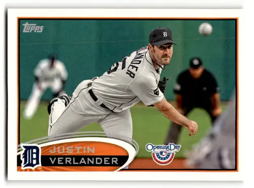 2012 Topps Opening Day #113 Justin Verlander NM-MT Tigers ID:62586 - Baseball Card Single