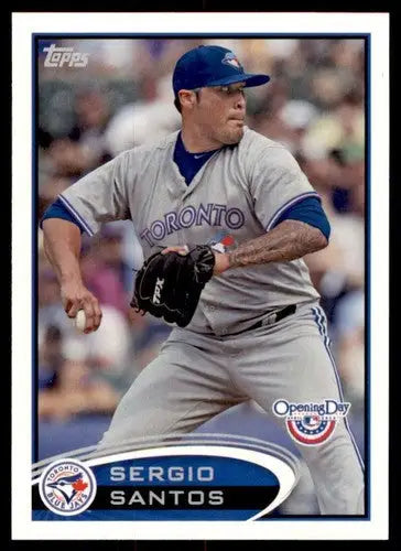 2012 Topps Opening Day #133 Sergio Santos NM-MT Blue Jays ID:81419 - Baseball Card Single