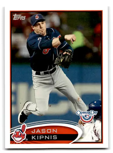 Original gloss 2012 Topps Opening Day Jason Kipnis Indians baseball card