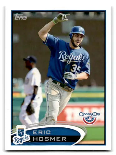 Original gloss 2012 Topps Opening Day Eric Hosmer Royals baseball card image