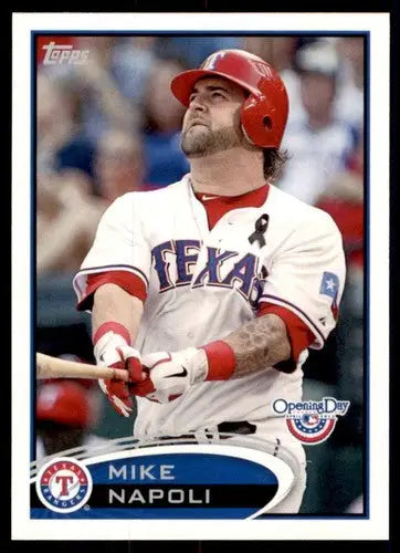 2012 Topps Opening Day #29 Mike Napoli NM Near Mint Rangers ID:81513 - Baseball Card Single