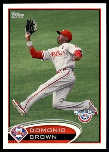 2012 Topps Opening Day #40 Domonic Brown NM-MT Phillies ID:81414 - Baseball Card Single