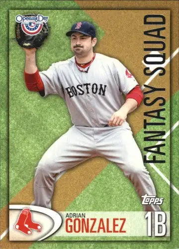 2012 Topps Opening Day Fantasy Squad #FS-3 Adrian Gonzalez NM-MT Red Sox - Baseball Card Single