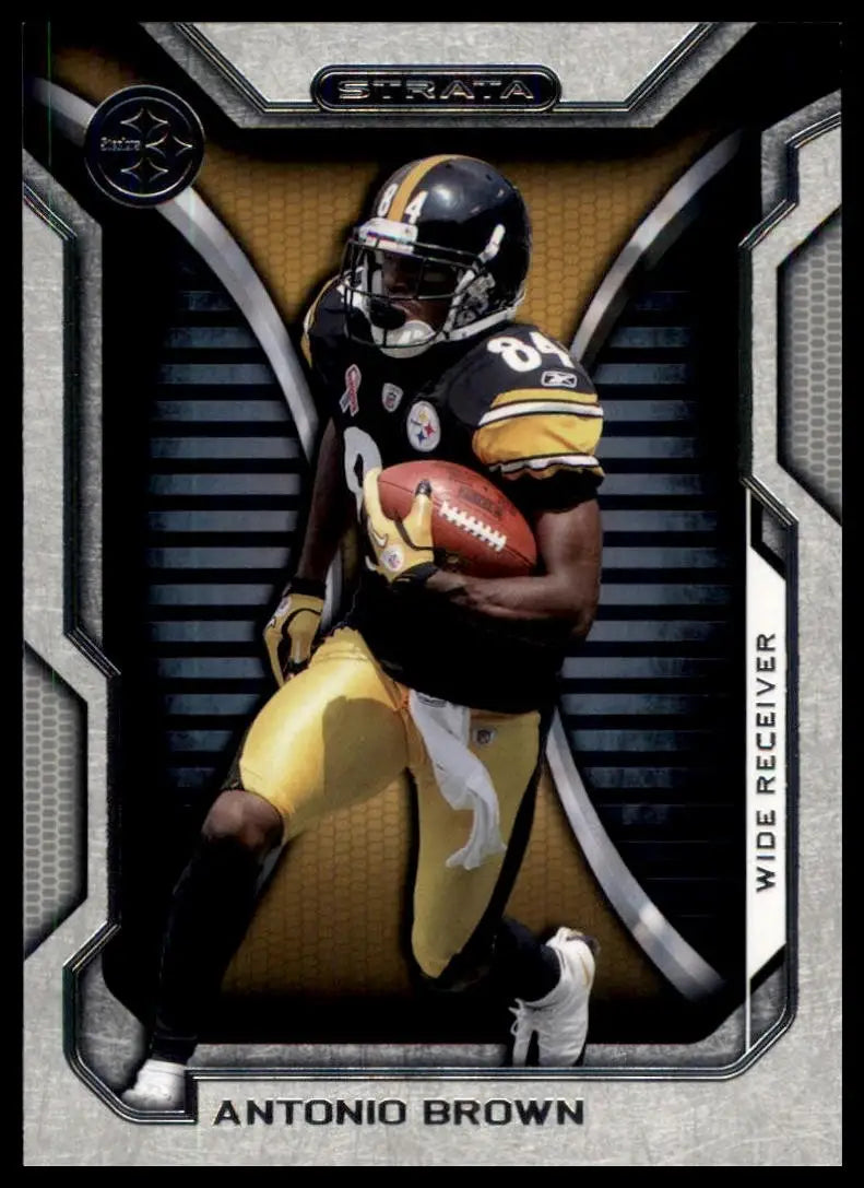 2012 Topps Strata - Antonio Brown #42 Thin Stock - Football Card Single