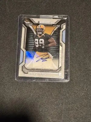 2012 Topps Strata (Hobby) #RA-JWO Jerel Worthy Rookie Autographs Blue #/75 - Football Card Single